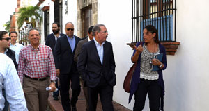 Danilo Medina en la Ciudad Colonial